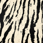 Upholstery Curtain Fabric - Luxury Eco - Friendly Velvet - Tiger Print - Cream by Izabela Peters